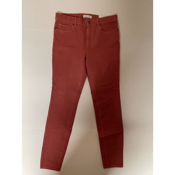 LOFT Denim - Ann Taylor Loft Women's Performance Denim Legging Pants Light Wash‎ Red Size 8
